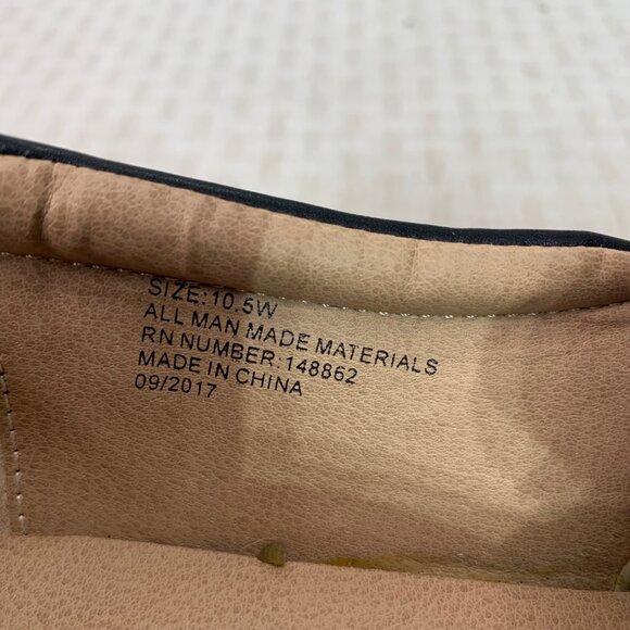 Torrid Womens Size 10.5W Black Faux Leather Slip-On Sneakers - Picture 5 of 7